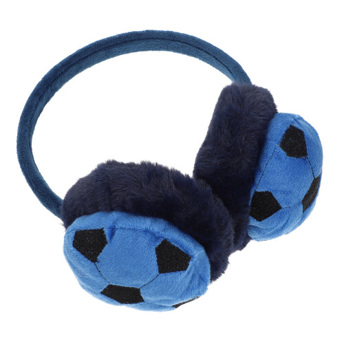 5Pièces Cache-Oreilles Hiver Noir Football 2