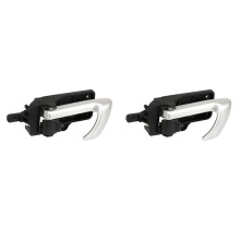 2X Front or Rear Left Driver Side Interior Inner Door Handle for 2007-2012 Santa Fe with Black Knob 82610-2B010