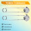 5 Pack Flint Spark Torch Igniter Single Flint Spark Lighter for Propane Torch Striker 5