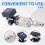 Digital Air Compressor Regulator, 1/4in Thread Compressed Filter Pressure Display Meter Oil Water Separator 4