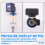 Digital Air Compressor Regulator, 1/4in Thread Compressed Filter Pressure Display Meter Oil Water Separator 5