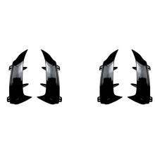 2X Garniture D'ÉVent de Canard ArrièRe de Becquet de SéParateur de Pare-Chocs ArrièRe en Noir Brillant pour une Class W177 A180 A200 A250 A45