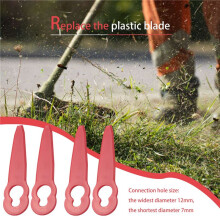 100 Stuks Vervangende Plastic Messenaccessoires voor Polycut 2-2 FSA 45 Grasmaaiertrimmer Grasmaaier