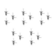 15Pcs Universal Motorcycle Right Angle Inline Fuel Filter 1/4Inch 6mm Hose Lines for