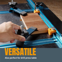 6-Pack T-Track Klem met T-Bouten en Sländer, Aluminiumlegering T-Track Klemmen voor Houtbewerking