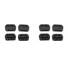 8x Window Lift Adjust Button Cover Trim ABS Interior Accessories for JL JT 2018-2021 (Carbon Fiber)