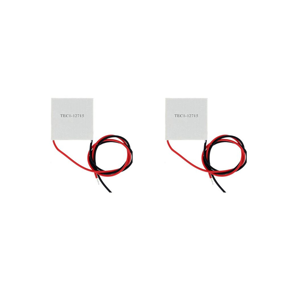 2X Elements Peltier Tec1-12715 Thermoelectric Peltier Module 12715 Tec 12V 15A Diy Cooler Peltier Elemente Board 4713369830299