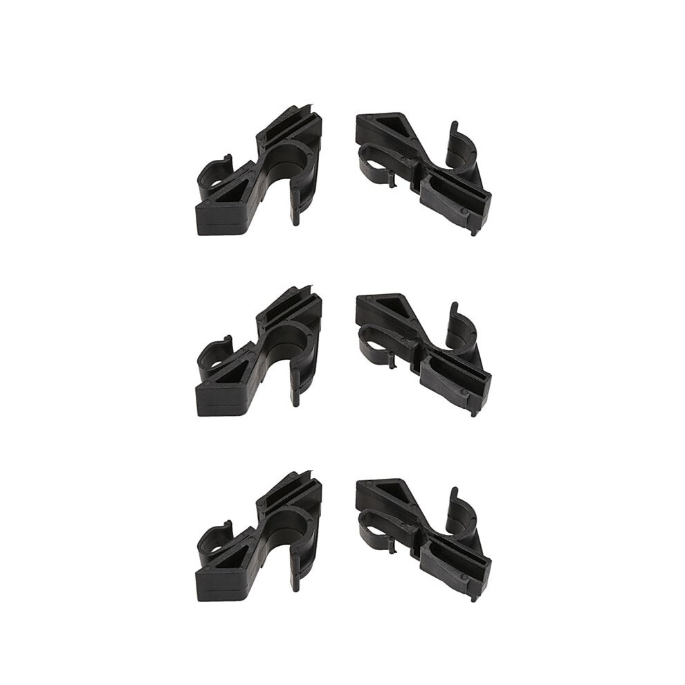 6X For Punto Rear Parcel Shelf Clip New X2 71719952 / 71719953 Black 4712927992882