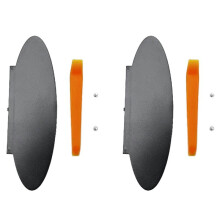 2X 99670142102 Auto-Sonnenblende, Kosmetikspiegel, Make--Spiegel-Abdeckung, Zubehör für 996 997 911 1996-2010