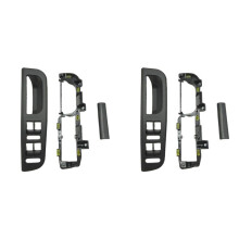 6Pcs Black Color for Bora 4 Interior Door Handle Lifter Bracket Base Caps 1J1 8671793B1 867 171 E 3B0867175