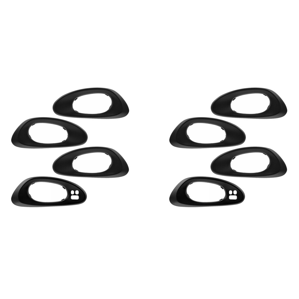 8Pcs Front Rear Inner Door Handle Bezel For Trailblazer 2002-2009 15214503 15214502 15214506 15214507 Black 6033968550830