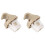 2X for New  MURANO 2003-2007 SUN VISOR RETAINER CLIP - BEIGE INTERIOR 1