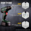 22Pcs Titanium Damaged Screw Extractor Set - Stocking Stuffers for Men Adults,Remover for Stripped Screws Nuts 4