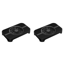 2X Z-X3 Router Cooling Base Fan Bracket Rack USB Power Interface 140mm Fan Heatsinks Bracket for Router Host Cooling