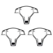 3X RevĂŞTement D'Habillage de Cadre de Volant de Voiture pour une C E Gla Cla Cls Classe W176 W204 W212 X156 C117 Argent