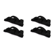 4x Roll Bar Grab Handles Grip Handle for YJ TJ JK JL JT Sports Sahara Gladiator Freedom 1987-2020 (Black)