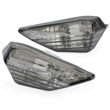 Motorcykel Blinkersskydd Blinkersskydd för  Z 125 250 300 650 900 VERSYS-X300 2017-2023 Röksvart