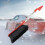 2-in-1 Snow Brush Ice Scraper, Adjustable Angle, Red, Lightweight 10