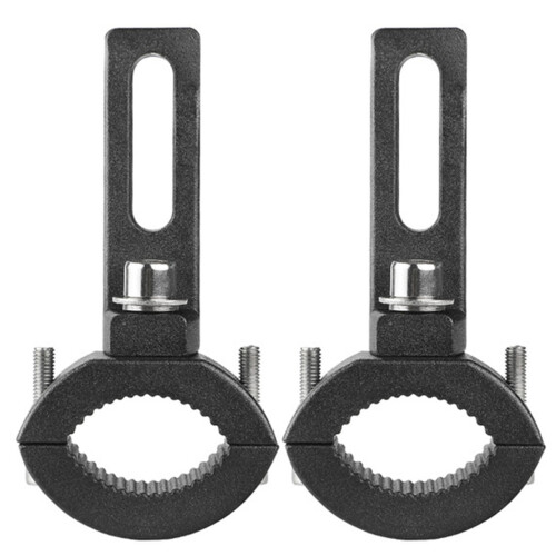 2X Universal Motorcycle Headlight Mount Bracket 50-60mm Adjustable Headlamp Holder Fork Clamp Mount
