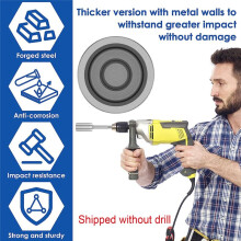 SDS-Max Ground Rod Driver, 30mm Heavy Duty Steel Drill Bit Driver,for RotaryHammer Drill Grounding Rods (1.18 In)
