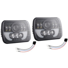 2X 7X6 5X7 120W Car Led Headlight Hi/Lo for Chevy Express Cargo Van 1500 2500 3500