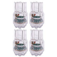 4X Bianco T20 7443 7440 9 LEDS Indicatori di Direzione del Freno Luci Posteriori Lampadine Lampade 12V