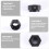 10Pcs Damaged Nut Bolt Remover Stud Extractor Set Metric Broken Bolt Removal Kit 2