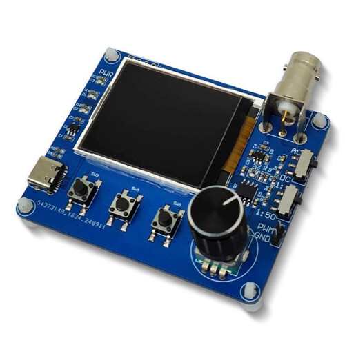 Digital Oscilloscope Simple Waveform Measurement Frequency Meter Square Wave Output with 1.8inch LCD Screen 2