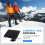 Waterproof 4W Solar Panel for Home Security Camera Solar Cells Powered Charger Type C Black 5