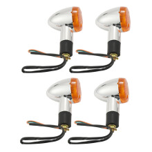 4X Motorcycle Turn Signals Front Rear Lights for Motorcycle Street Standard Custom Bike