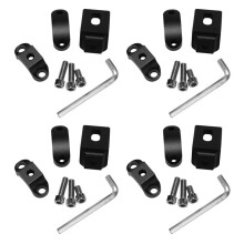 4X TG80 Headlight Fixed Shelf Handlebar 22mm 7/8Inch Headlight Bracket Spotlight Mount Holder Tube Clamp for Cafe Racer Chopper