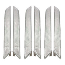 6Pcs Euro Clear Lens Front Bumper Side Reflector Lamps for E71 X6 E70 X5M 2008-2014 Replace Sidemarker Lamps