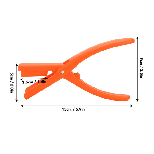 4Pcs Crawfish Peeler Tool Set, Plastic Seafood Sheller, 15x9cm Orange 1