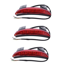 3X Rear for Davidson Sportster XL 883 Red