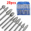 6MM Shank Cylinder Diamond Grinding Bits Cylindrical Points Coated Carving Burrs Lapidary Tools Jade Stone Marble 5