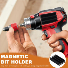 Magnetic Bits Folder Attach to Drill,Universal Fit Magnet Screw Driver Bits Hex Screw Holder Sleeve for Impact Driver