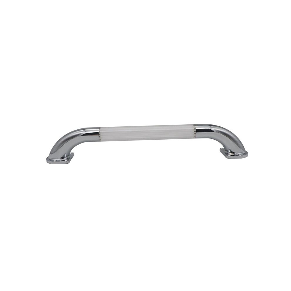 18Inch Marine Handrail With Led -Ray Controllable Illuminated Grab Handle For Caravan Car Boat Rv Accessories Silver/Light 6032592039964