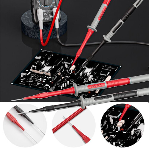 Multimeter Test Lead Kit Test Cable 4mm Banana Plug with Clip Wire Perforation Probe for Electrical Test 2