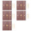 5X Retro American Industrial Style Light  Socket, Solid Wood Brass Toggle  Plate,Antique Home Stay (1) 2