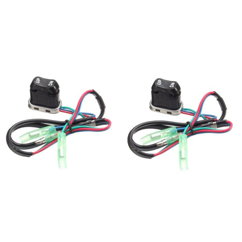 2X Trim Tilt  for  Engine Motor Outboard Remote Control 703-82563-02-00