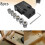 15-Degree Angle Woodworking Oblique Hole Locator 8Pc Angle Drill Guide Set DIY for Woodworking Tools. 2