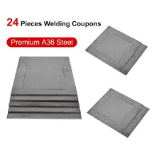 Welding Practice Kit,24-Piece 3x5In Welding Coupons for MIG,Suitable for Welding Practice and Improving Welding Skills