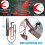 25PCS Multimeter Test Leads Kit, Test Leads Set with Replaceable Alligator Clips,Wire Piercing Probes, Alligator Clips 5