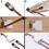 30Pack Double - Wire Plug-in Connector, Pluggable 2/3/4 Pin 3 Way LED Wire Connectors Low Voltage Wire Connectors 4