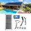 Mono-Polycrystalline Solar Panel Waterproof Controller Kit with Connection Cable 12V24V Charging Protection Battery Kit 8