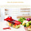 Multi-Function Vegetable Cutter Mandoline Slicer 6 Blades Grater Potato Peeler Kitchen Gadget 5
