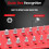 Portable Nut and Bolt Thread Checker Fine Thread Nut and Bolt Size Gauge, Versatile Thread Chaser Set ,Red 3