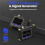 Handheld Digital Oscilloscope Built-in Function Generator,40MSa/S Sampling Rate,18MHz Bandwidth,Supports PWM,Persistence 5
