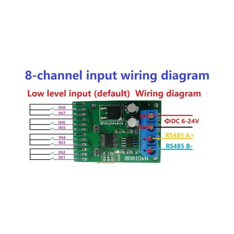 Output Component Video 2X 8Ch Input/Output Digital TTL LvTTL CMOS RS485 IO Control Module ...