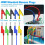 4mm Stackable Banana to Banana Plug Flexible Cable, Electrical Test Leads with 10PCS Protective Copper Alligator Clips 3